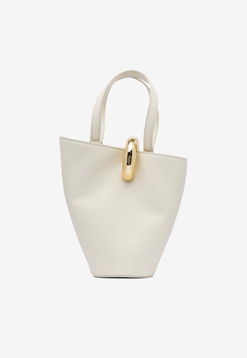 Jacquemus Small Bambola Leather Bucket Bag White 24HBAW00389AC01C01115_82864