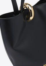 Jacquemus Medium Bambola Asymmetric Bucket Bag Black 25EBAW00412AC01C01990_82998