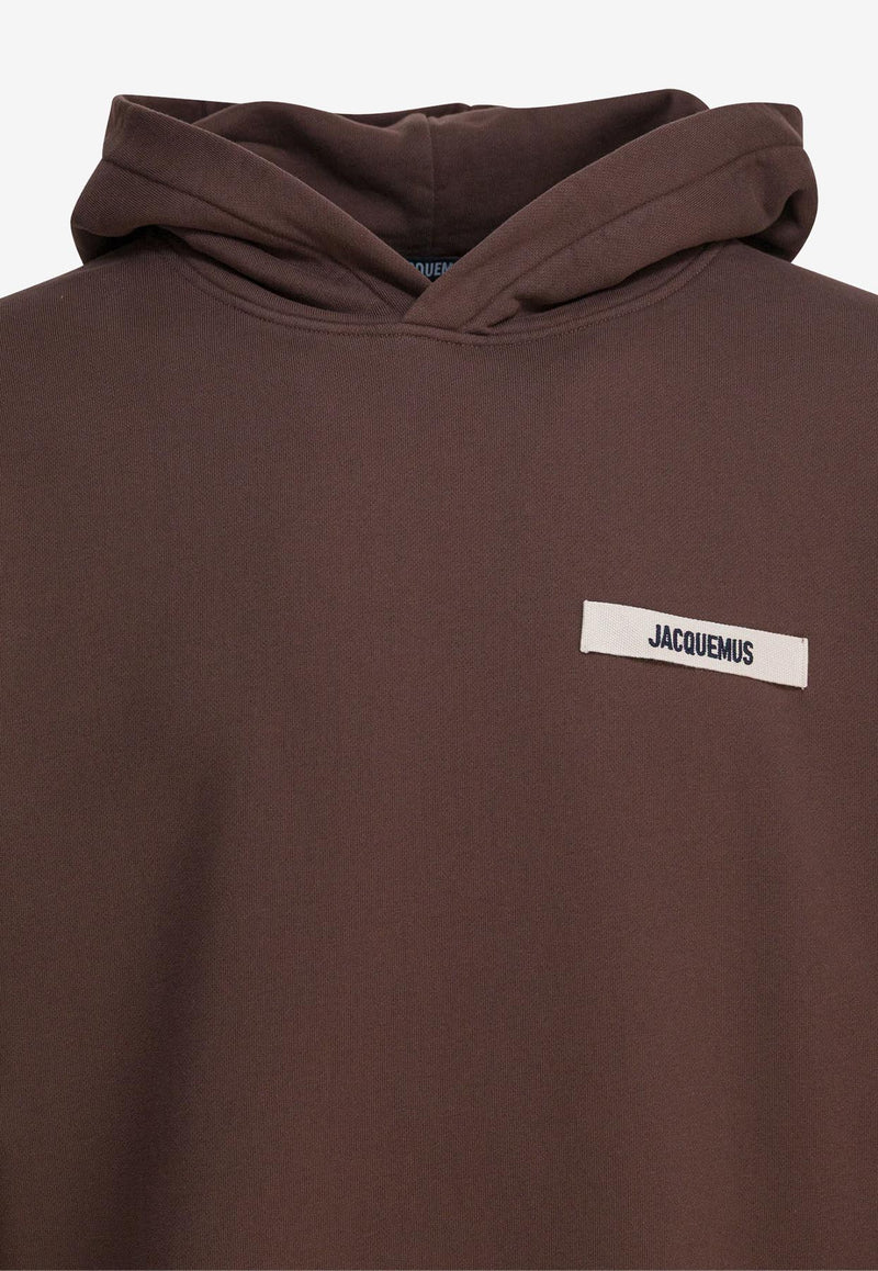 Jacquemus Gros Grain Hooded Sweatshirt Brown 25EHOM00247AJ00126880_331c1e42-849d-4a4f-8be8-740f758c75fd