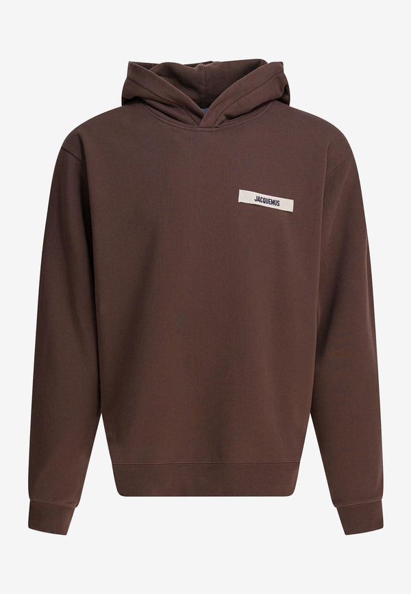 Jacquemus Gros Grain Hooded Sweatshirt Brown 25EHOM00247AJ00126880_331c1e42-849d-4a4f-8be8-740f758c75fd