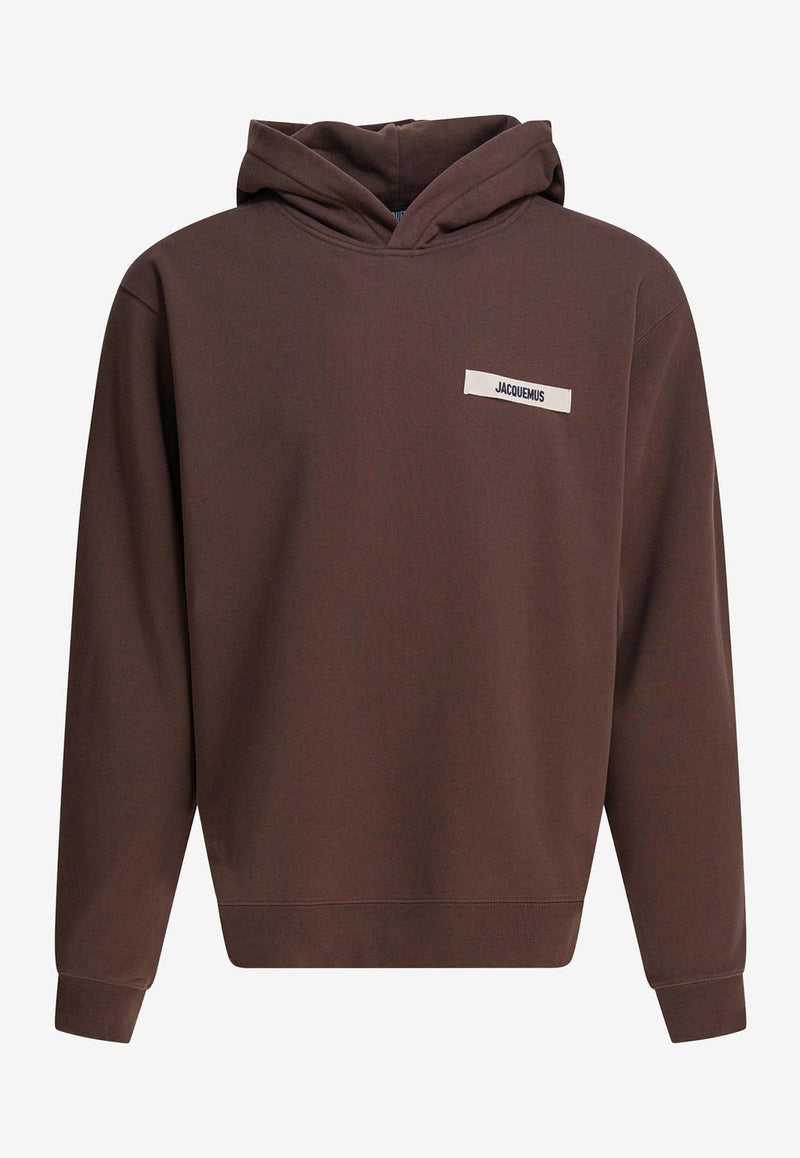 Jacquemus Gros Grain Hooded Sweatshirt Brown 25EHOM00247AJ00126880_331c1e42-849d-4a4f-8be8-740f758c75fd