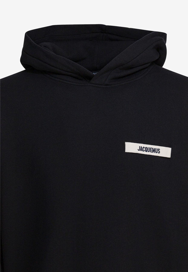 Jacquemus Gros Grain Hooded Sweatshirt Black 25EHOM00247AJ00126990_861f1434-ece8-421a-a913-0605406c59e8