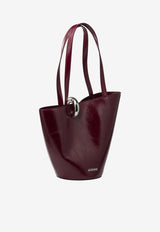Jacquemus Medium Bambola Leather Bucket Bag Bordeaux 25HBAW00412AC20C01490_2c6ab68e-b2a3-4856-a91b-3d7966dd5d5d