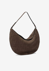 Jacquemus Ovalo Croc-Embossed Suede Shoulder Bag Brown 25HBAW00437AC07A09880_375abb1b-84b8-4e19-8e73-904bb9e45467
