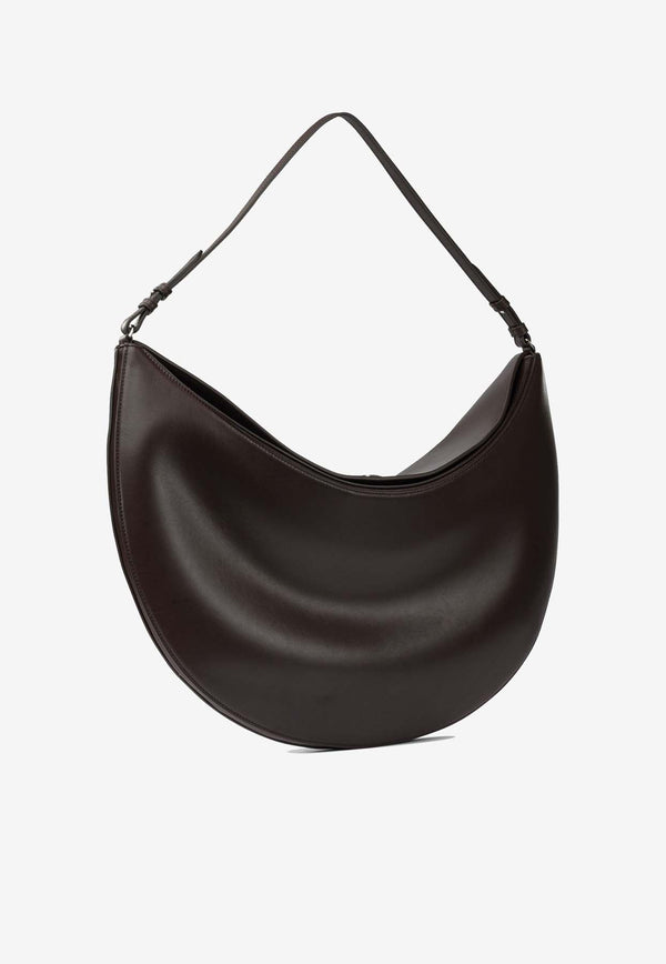 Jacquemus Ovalo Folded Leather Shoulder Bag Brown 25HBAW00437AC18A08890_5f193b3d-62f0-4ced-bbd1-4e6cbd2d27ac