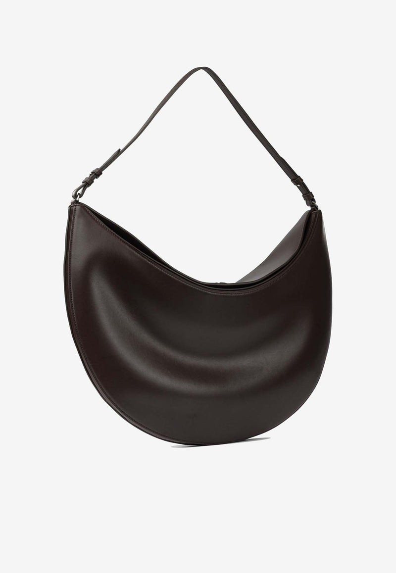 Jacquemus Ovalo Folded Leather Shoulder Bag Brown 25HBAW00437AC18A08890_5f193b3d-62f0-4ced-bbd1-4e6cbd2d27ac