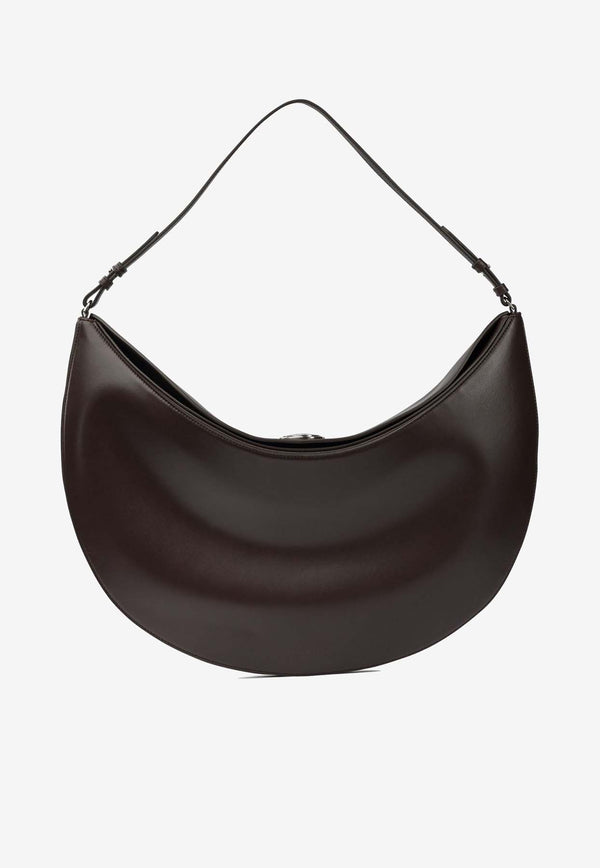 Jacquemus Ovalo Folded Leather Shoulder Bag Brown 25HBAW00437AC18A08890_5f193b3d-62f0-4ced-bbd1-4e6cbd2d27ac