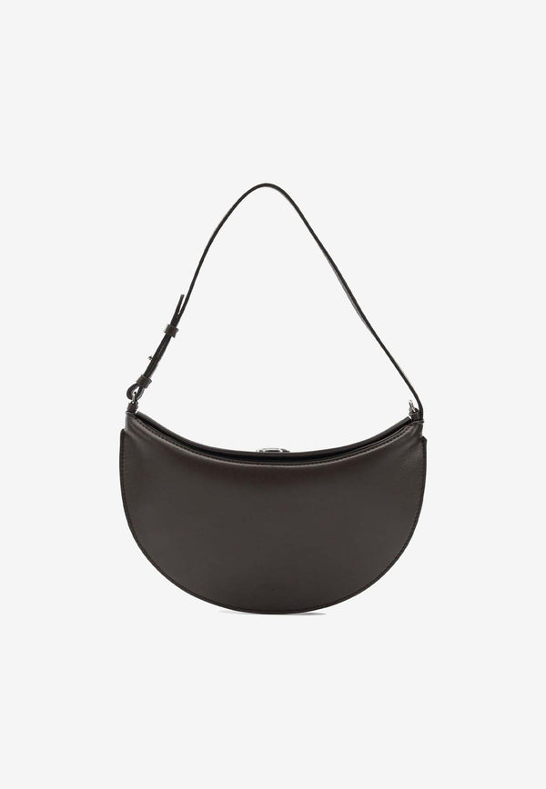 Jacquemus Small Ovalo Folded Shoulder Bag Brown 25HBAW00444AC18A08890_13063a56-4762-4821-ae25-d9d6e337c269