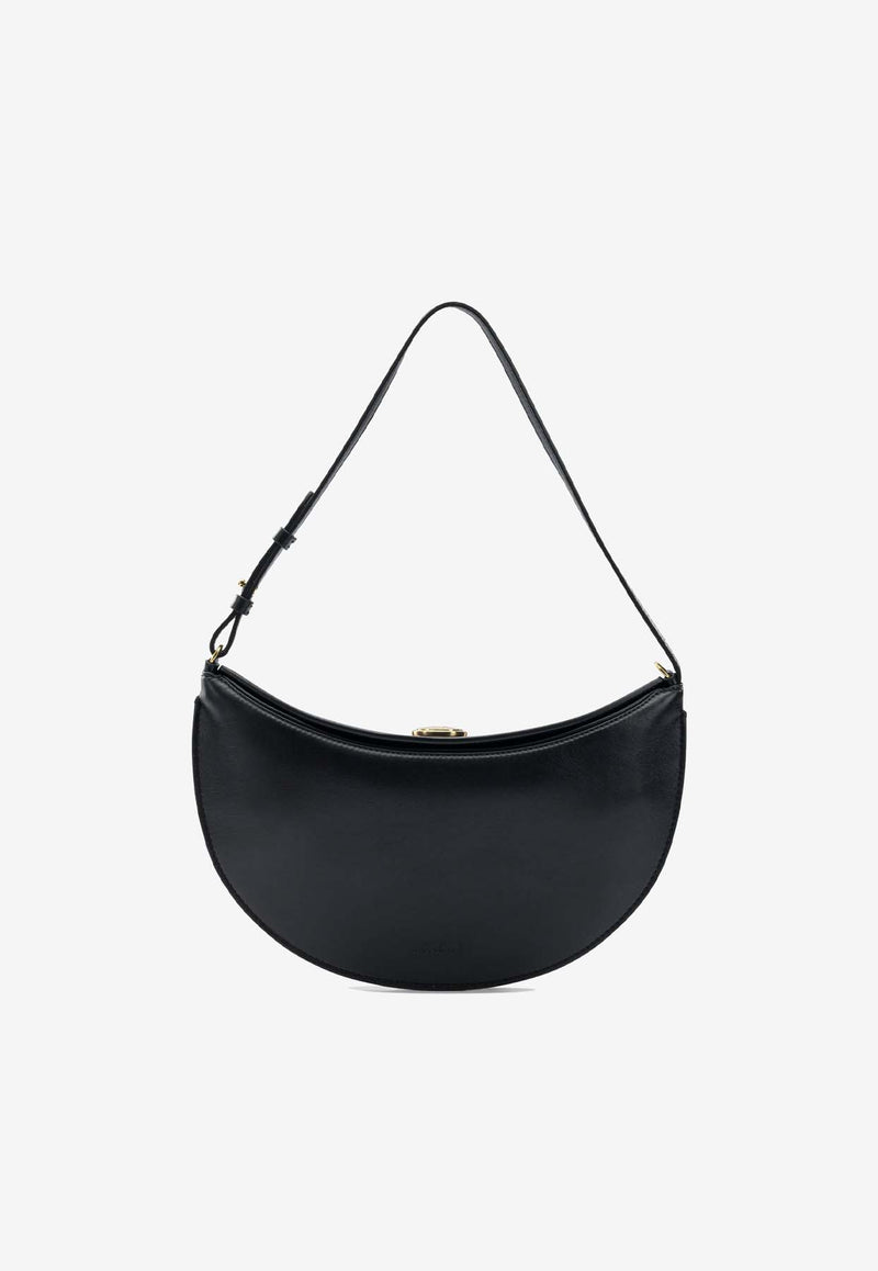 Jacquemus Small Ovalo Folded Shoulder Bag Black 25HBAW00444AC18A08990_b4861af6-d0e6-4a69-9e92-b6cec00cbf50