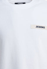 Jacquemus Gros Grain Crewneck T-shirt White 25HTSM00133AJ00226100_8d0533d9-3dc1-4f6d-adad-f9baa82daa40