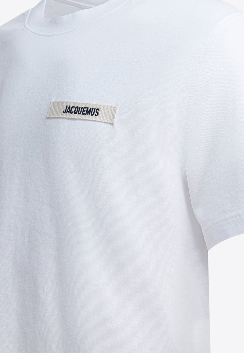 Jacquemus Gros Grain Crewneck T-shirt White 25HTSM00133AJ00226100_8d0533d9-3dc1-4f6d-adad-f9baa82daa40