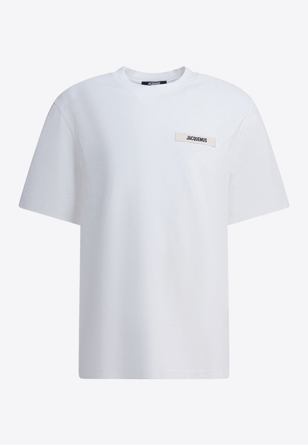 Jacquemus Gros Grain Crewneck T-shirt White 25HTSM00133AJ00226100_8d0533d9-3dc1-4f6d-adad-f9baa82daa40