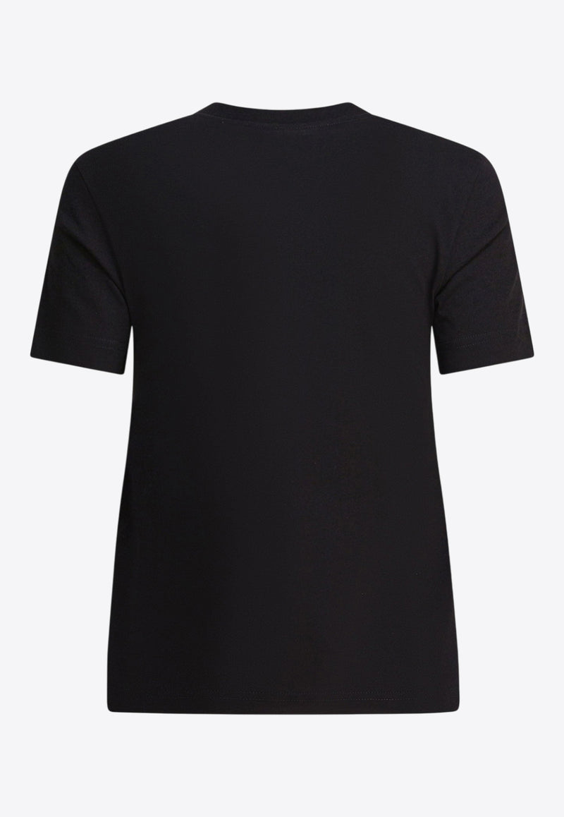 Jacquemus Gros Grain Short-Sleeved T-shirt Black 25HTSW00550AJ00029990_4db38724-1599-4c2f-8773-77e1de4c099d