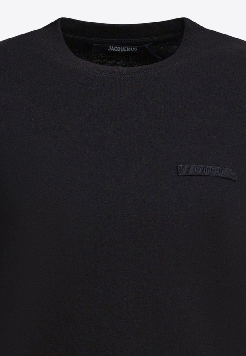 Jacquemus Gros Grain Short-Sleeved T-shirt Black 25HTSW00550AJ00029990_4db38724-1599-4c2f-8773-77e1de4c099d