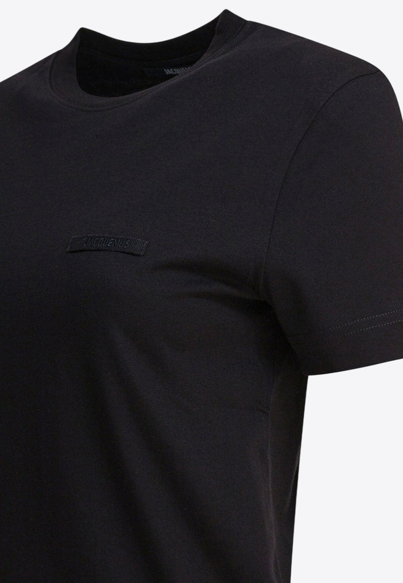 Jacquemus Gros Grain Short-Sleeved T-shirt Black 25HTSW00550AJ00029990_4db38724-1599-4c2f-8773-77e1de4c099d