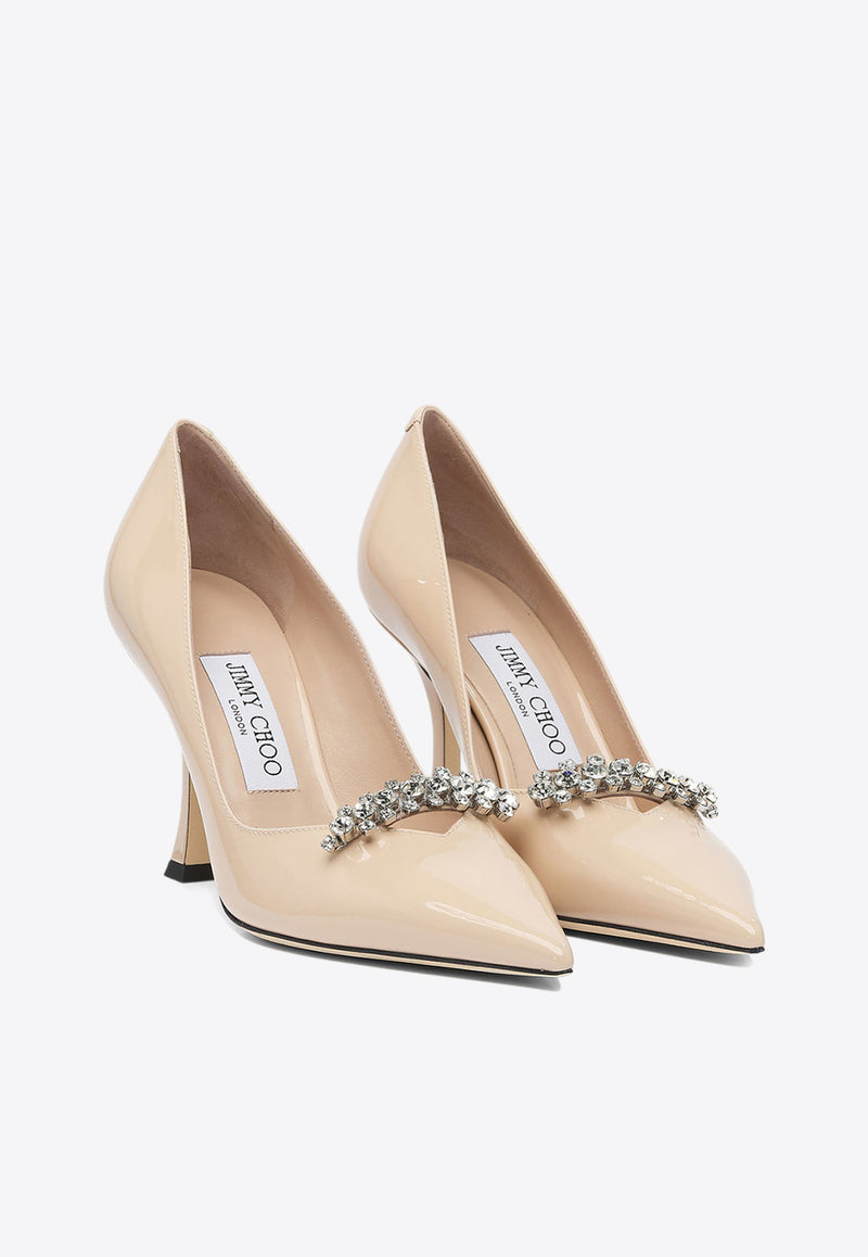 Jimmy Choo Belinda 90 Patent Leather Pumps Beige BELINDA PUMP 90PATMACARON_1d51dc05-4a19-4b1d-b84b-238aa75167d4