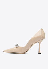 Jimmy Choo Belinda 90 Patent Leather Pumps Beige BELINDA PUMP 90PATMACARON_1d51dc05-4a19-4b1d-b84b-238aa75167d4