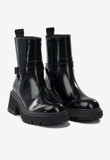 Jimmy Choo Conny Buckle-Strap Ankle Boots Black CONNY FLATHKBBLACK_156c20fd-5547-458e-a80d-5cfbda63a9fd