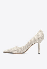 Jimmy Choo Love 85 Python Print Leather Pumps Gray LOVE 85AYQROCCIA_f6e3d868-7718-43e6-8228-de4610874ed5