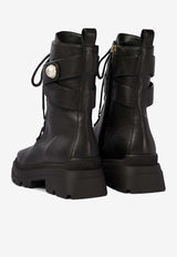 Jimmy Choo Noemi Grained Leather Combat Boots Black NOEMI 45GNLBLACK_776f92e2-8a82-4b9a-82a4-52251de621cc
