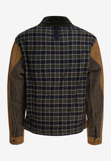 Junya Watanabe Comme Des Garçons X Filson Jacket with Logo-Patch WP-J014-W251 BEIGE X NVY/GR_c304e1b3-3f33-42c4-b81c-72ce49b3d7ed