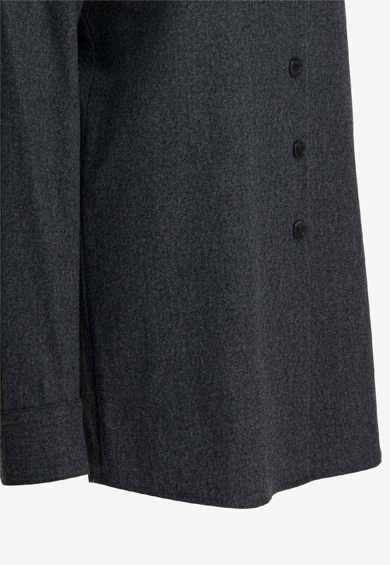 Khaite Auryn Long-Sleeved Shirt Gray 2412604217_3a28c00a-efe7-4bdb-ad46-b1a7a08e6d6c