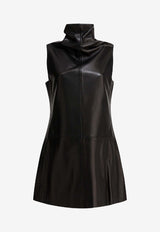 Khaite Daria Leather Mini Dress Black 5537937200_879eb4cf-c24a-4a53-9b0a-574172f6ae60