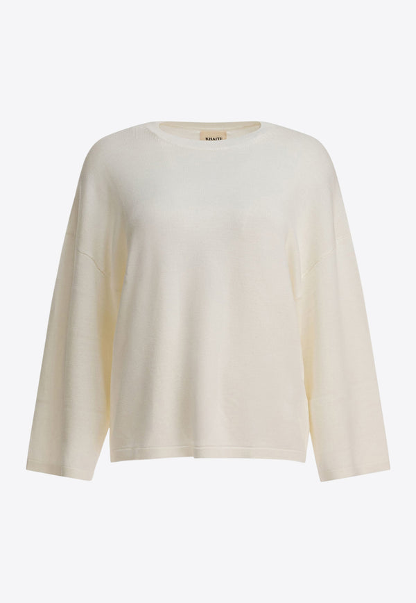 Khaite Darcy Wool Sweater White 9854500183_c29a6868-69c5-4628-8d75-373711619e50
