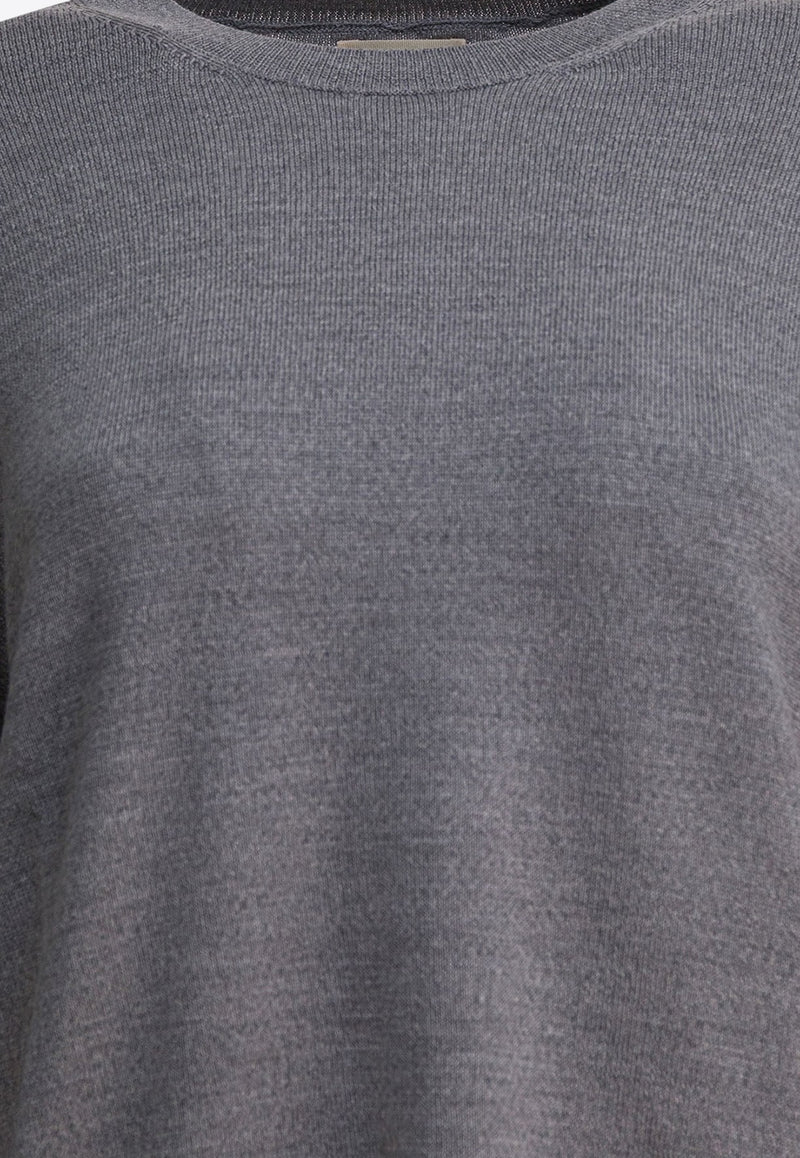 Khaite Darcy Wool Sweater Gray 9854500284_6fcc5859-bc84-4838-a287-03bb5032630d