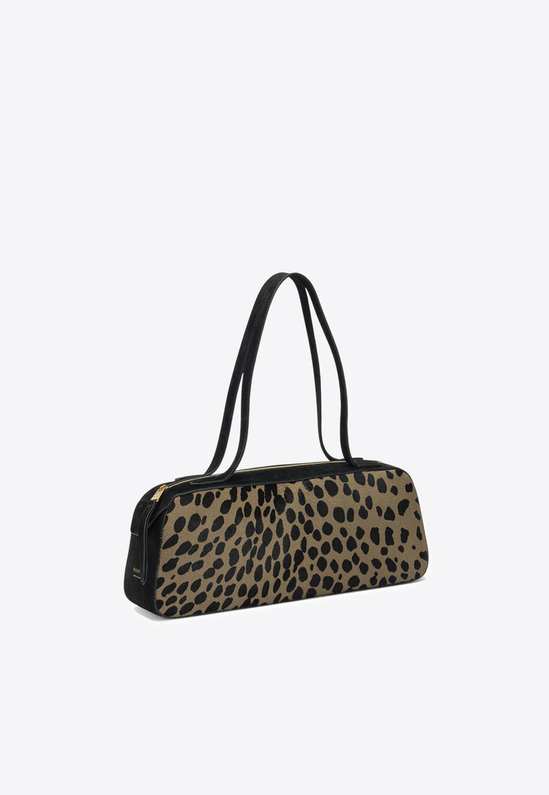 Khaite Simona Animal-Print Shoulder Bag
 Beige H2040-979836_b252540b-a49b-4965-bbbe-fdda786dab45