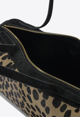 Khaite Simona Animal-Print Shoulder Bag
 Beige H2040-979836_b252540b-a49b-4965-bbbe-fdda786dab45