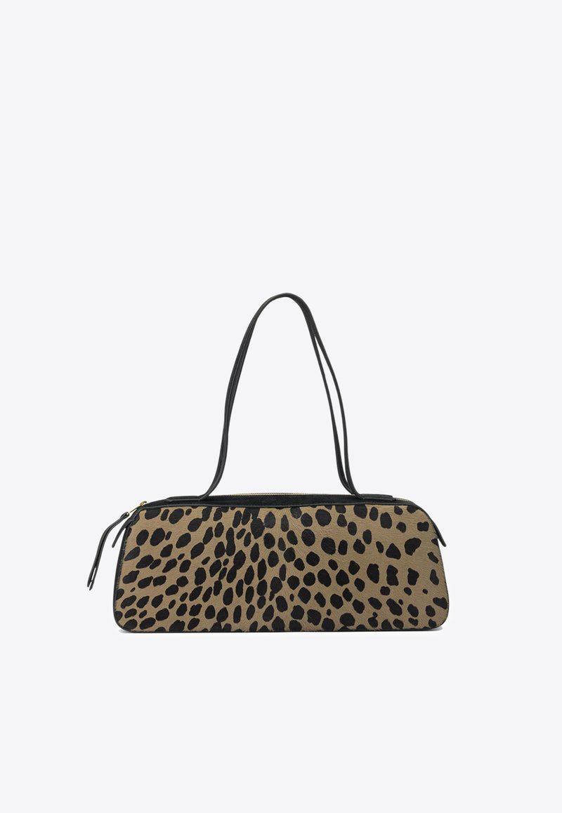 Khaite Simona Animal-Print Shoulder Bag
 Beige H2040-979836_b252540b-a49b-4965-bbbe-fdda786dab45