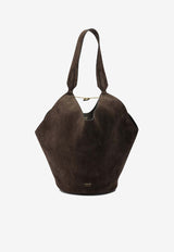 Khaite Small Lotus Suede Tote Bag Brown H2043-726950_c0c5a621-e5d7-49d3-aec4-ae42b13b582e