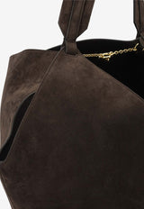 Khaite Small Lotus Suede Tote Bag Brown H2043-726950_c0c5a621-e5d7-49d3-aec4-ae42b13b582e
