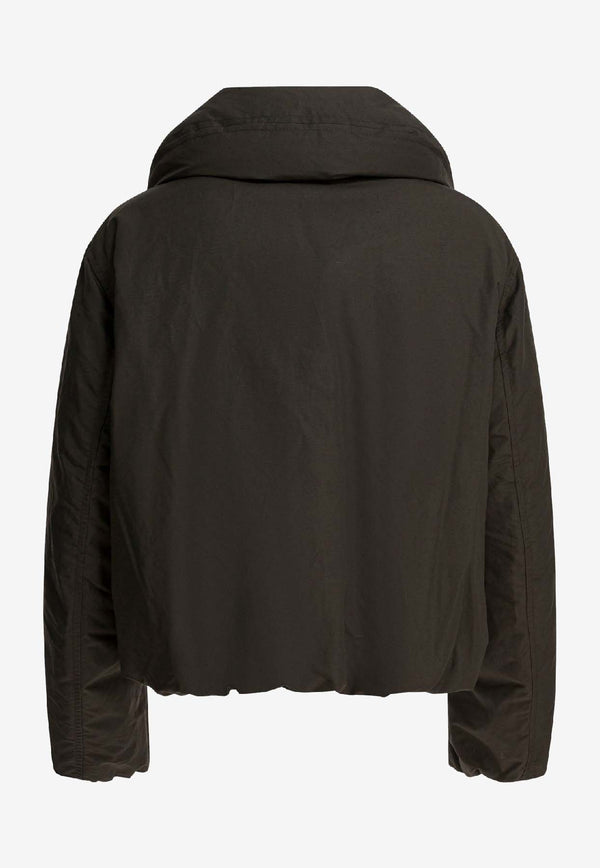 Lemaire Bubble Collar Cropped Down Jacket Brown OW1151LF1019BR507_4ea55a58-8d4f-4311-8400-3ccf254939ef
