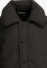 Lemaire Bubble Collar Cropped Down Jacket Brown OW1151LF1019BR507_4ea55a58-8d4f-4311-8400-3ccf254939ef