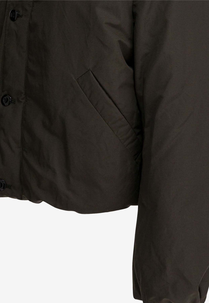 Lemaire Bubble Collar Cropped Down Jacket Brown OW1151LF1019BR507_4ea55a58-8d4f-4311-8400-3ccf254939ef