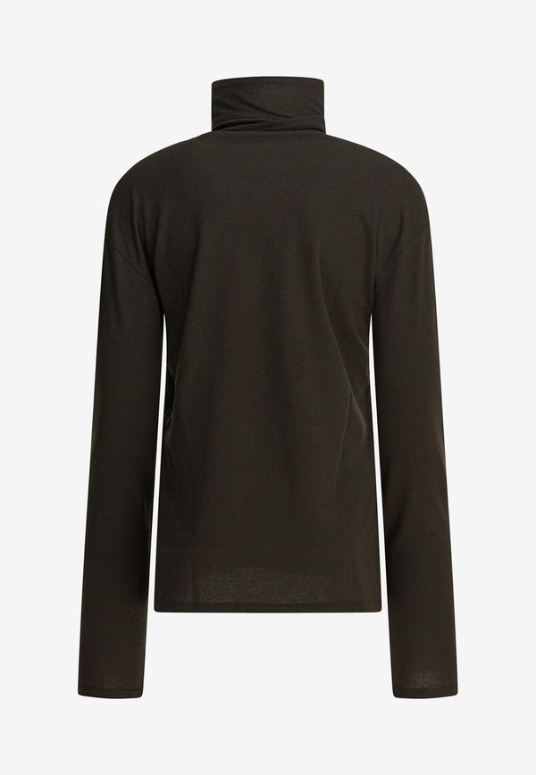 Lemaire Foulard Long-Sleeved Sweater Brown TO1306LJ1025BR507_eddb0491-b080-485a-92c8-8195132695ff