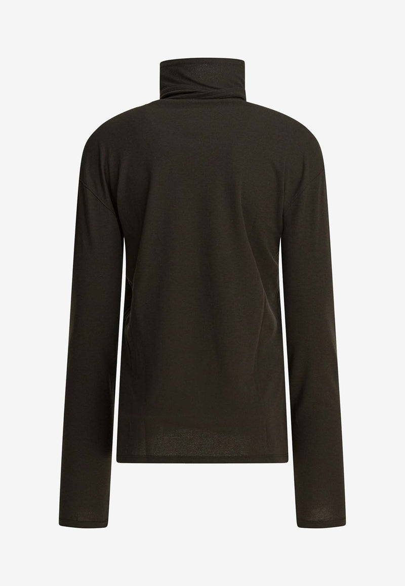 Lemaire Foulard Long-Sleeved Sweater Brown TO1306LJ1025BR507_eddb0491-b080-485a-92c8-8195132695ff