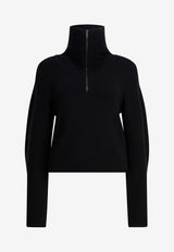 Lemaire Knitted Half-Zip Sweater Black TO1422LK1043BK999_2e5154c5-e7a6-4ec1-a2c2-3a19ff8d91e6