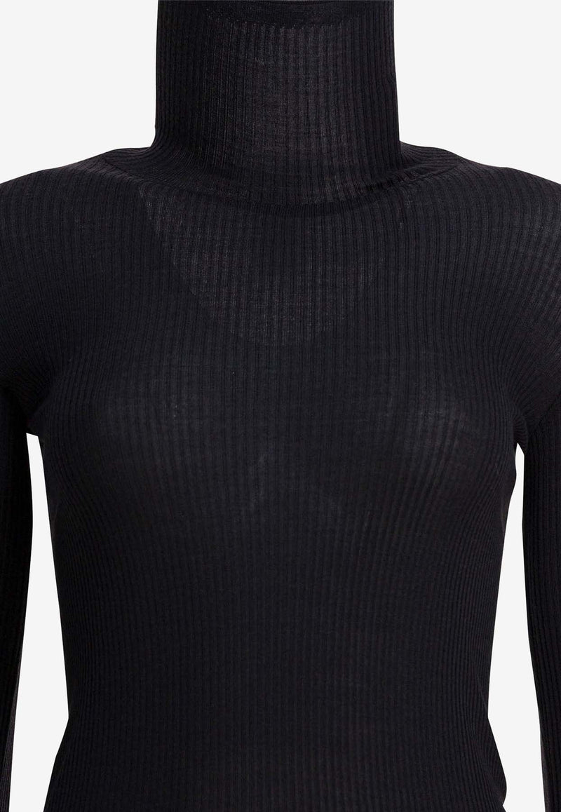 Lemaire Ribbed Turtleneck Sweater Black TO1460LK1032MU163_dda40657-8def-40b7-bda7-ad27b5d1d226