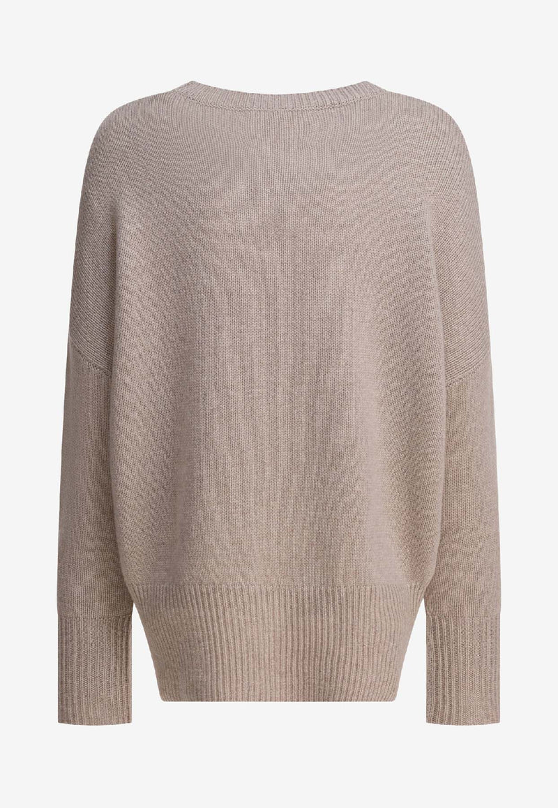 Lisa Yang Mila Cashmere Sweater Beige 201726SA_82840
