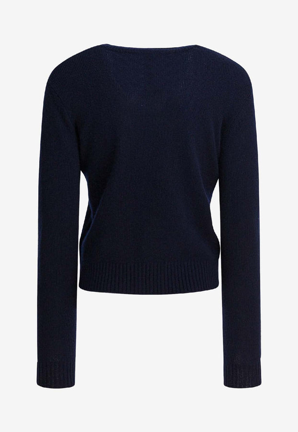 Lisa Yang Mable Cashmere Sweater Blue 2022117NA_82863