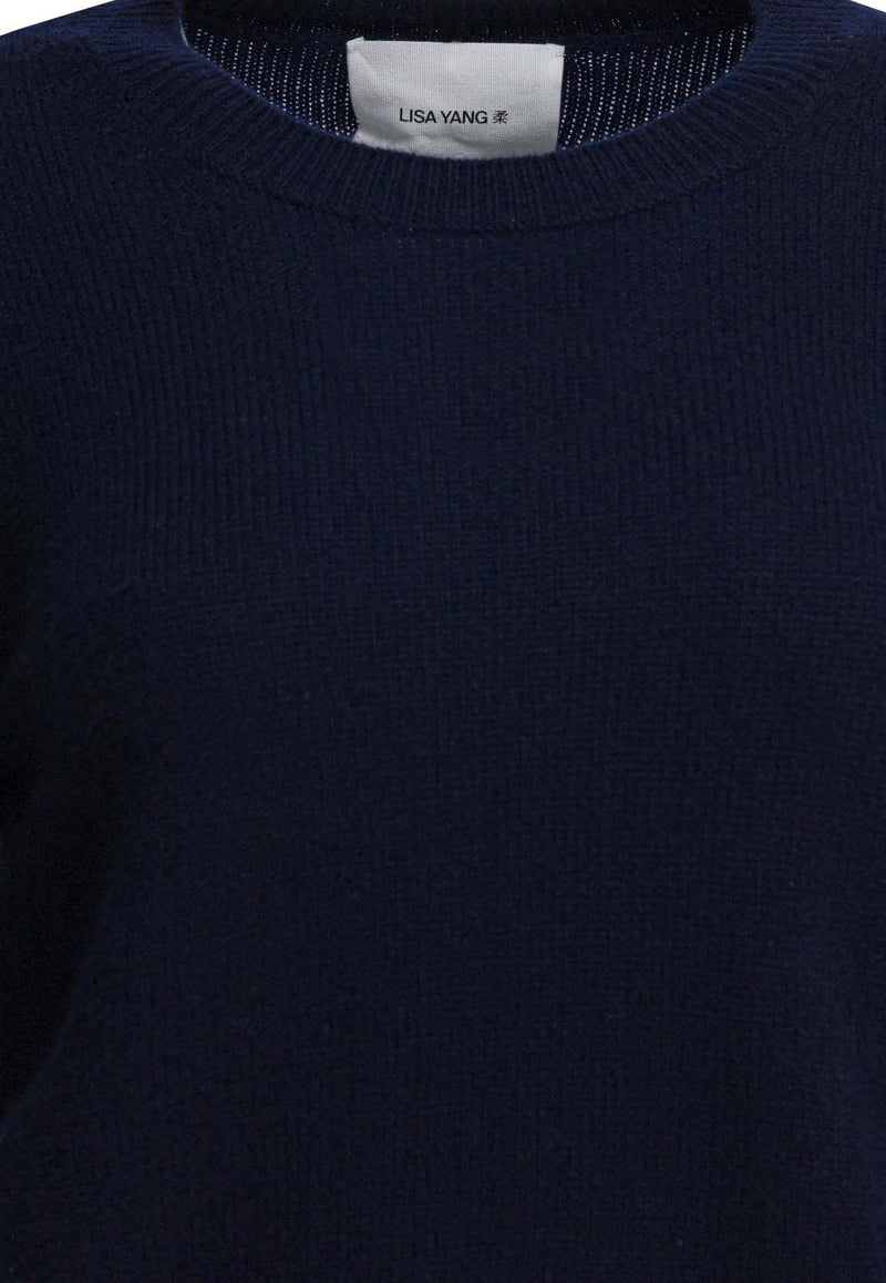 Lisa Yang Mable Cashmere Sweater Blue 2022117NA_82863