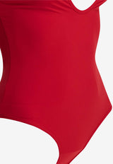 Loulou de Saison Gianna One-Piece Swimsuit Red GIANNARED_82158
