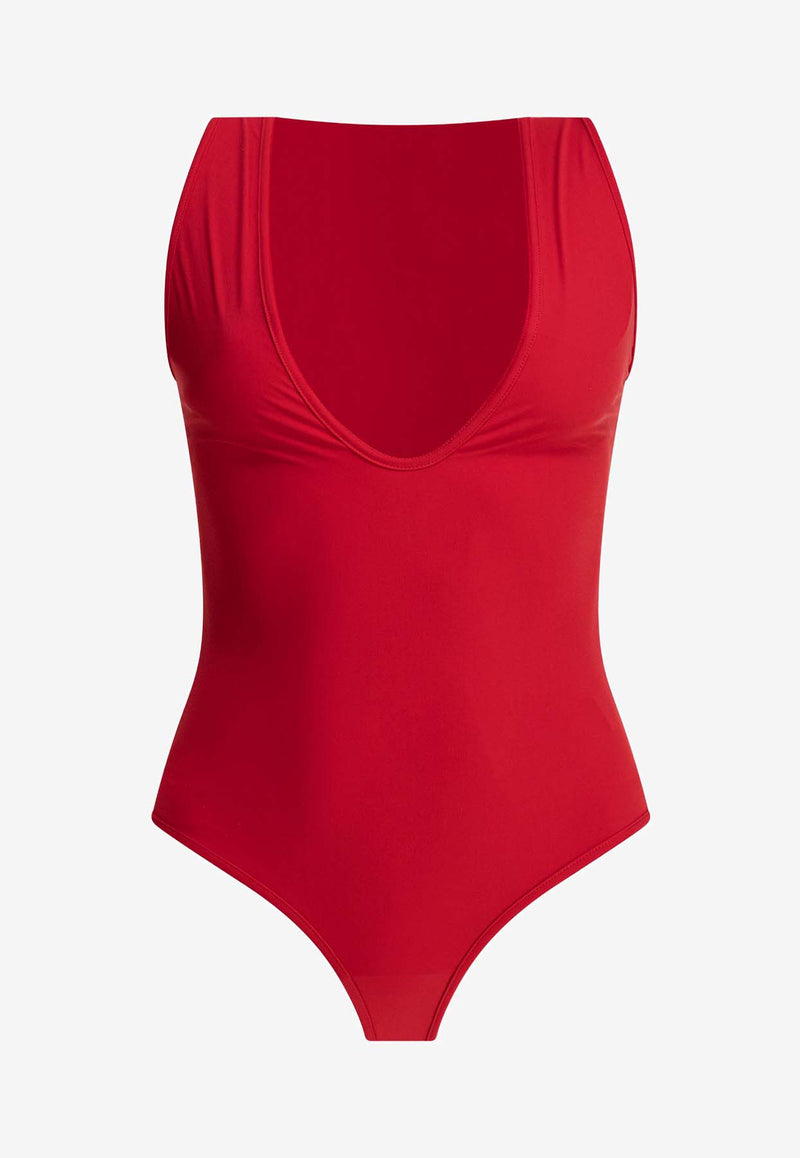 Loulou de Saison Gianna One-Piece Swimsuit Red GIANNARED_82158