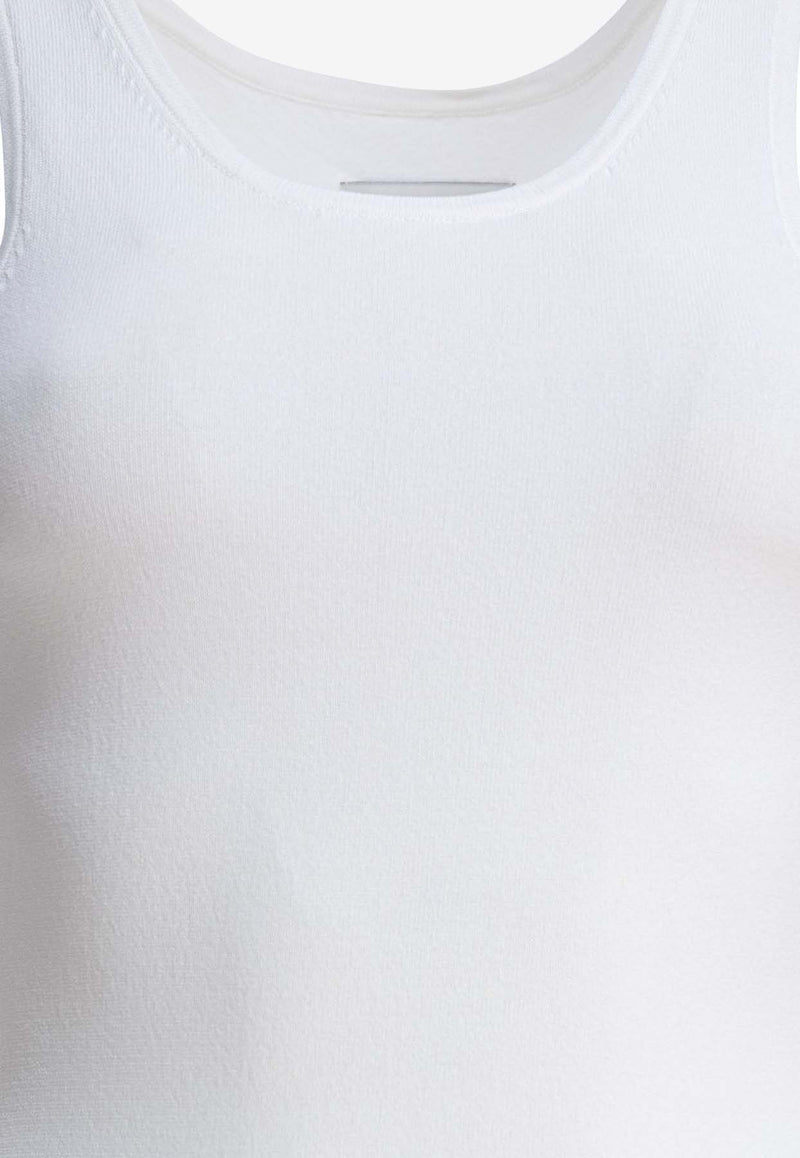 Loulou de Saison Jada Sleeveless Maxi Dress White JADAIVORY_81589