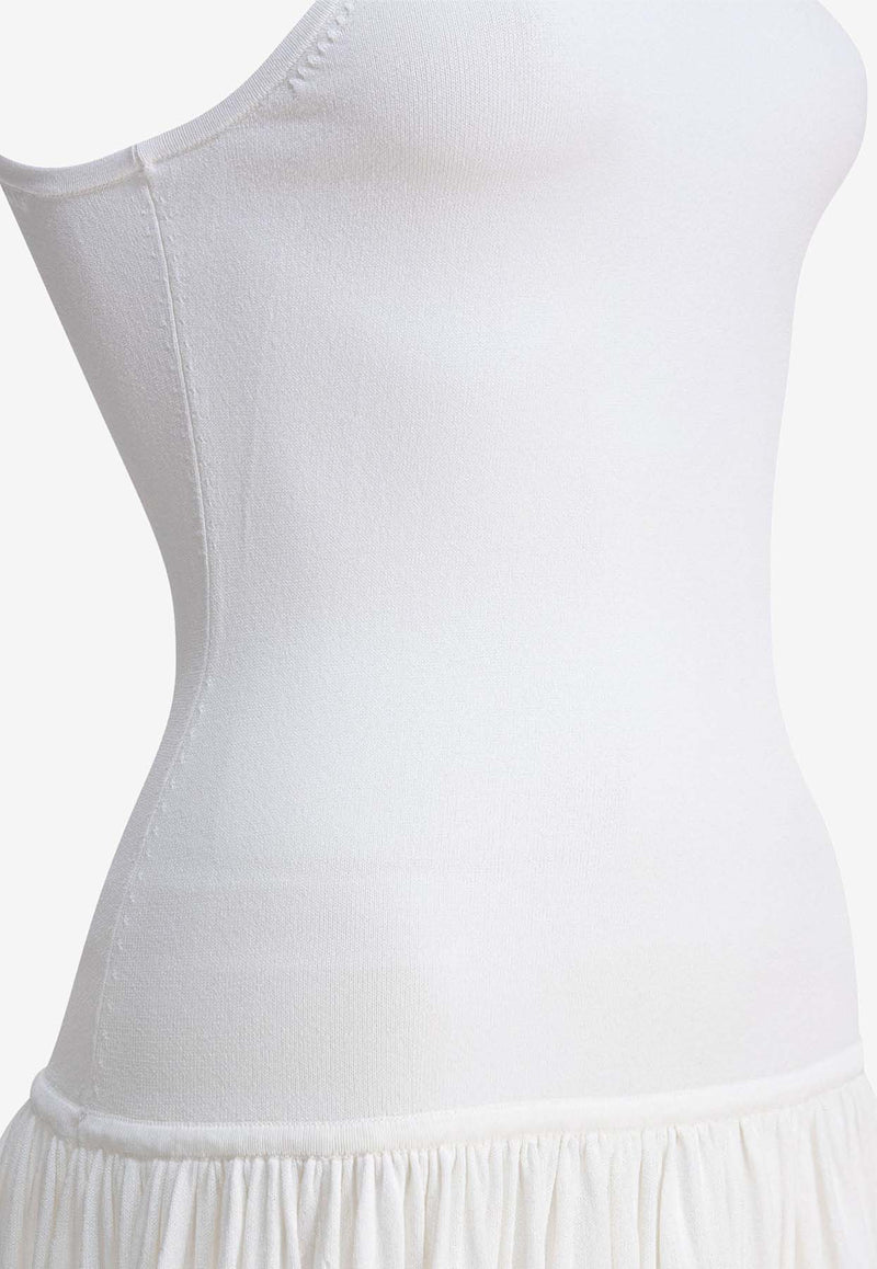 Loulou de Saison Jada Sleeveless Maxi Dress White JADAIVORY_81589