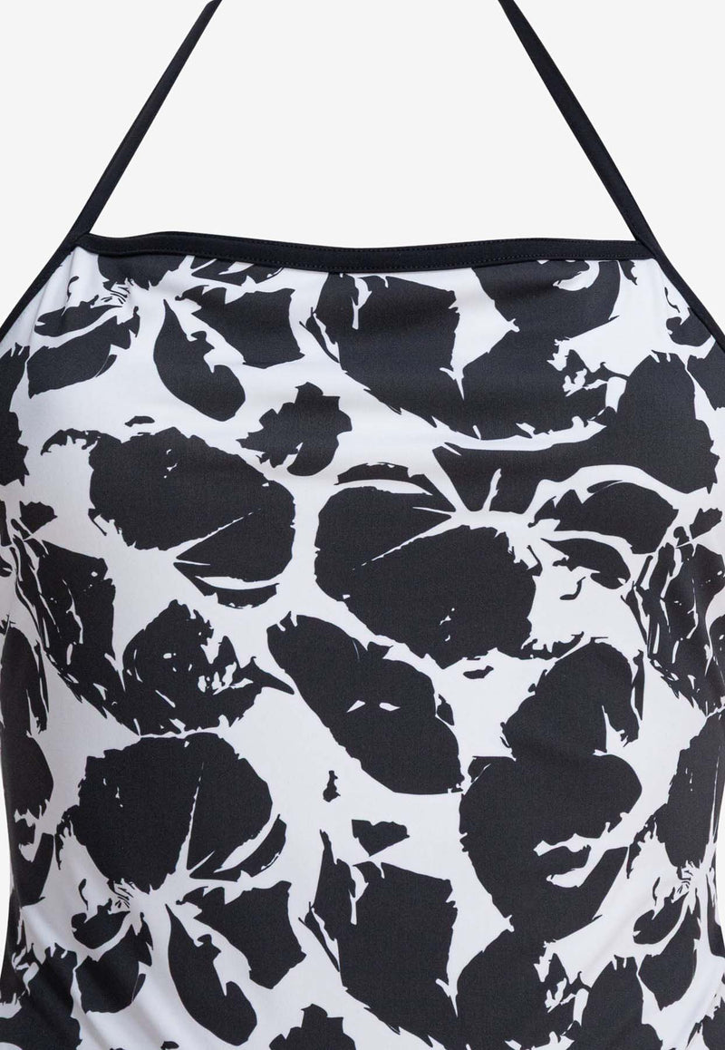 Loulou de Saison Korkem One-Piece Printed Swimsuit Monochrome KORKEMBLACK/IVORY_82168