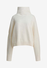 Loulou de Saison Wool High-Neck Sweater White LUKEIVORY_2bcd64ae-5a51-4ca3-a582-25af7d1e7e29